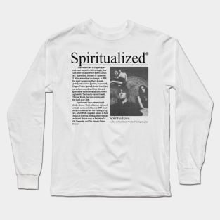 vintage spiritualized // fanart Long Sleeve T-Shirt